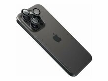 Kaamera kaitseklaas Fixed Camera glass, Apple iPhone 16 Pro/16 Pro Max, must
