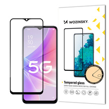 Karastatud klaas Wozinsky 9H, Realme Narzo 50, raamiga, must