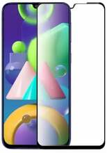 Kaitseklaas Fusion Accessories 5D Full Glue, Samsung Galaxy A03S, must