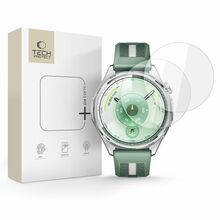 Kaitseklaas Tech-Protect Glass Fit+, Huawei Watch GT 6 46mm, läbipaistev, 2 tk
