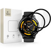 Kaitseklaas Tech-Protect Glass Flex+ Garmin Venu 3, must, 2 tk