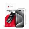Kaitseklaas Forcell Flexible Nano Glass 5D, iPhone 15 Pro Max, must