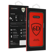 Kaitseklaas Full Glue 6D, Apple iPhone 15 Pro, must