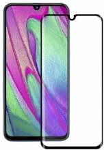 Kaitseklaas Fusion Accessories 5D Full Glue, Samsung Galaxy A40, must, 9H