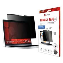 Ekraanikaitsekile Displex Universal Privacy Safe Glass, 13.3, 16:10, läbipaistev