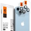 Kaamera kaitse Spigen Optik TR EZ Fit, iPhone 14/14 Plus/15/15 Plus, must, 2 tk