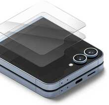 Kaitseklaas Ringke Cover, Samsung Galaxy Z Flip 6, 2 tk, läbipaistev
