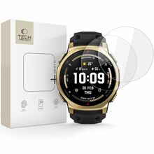 Kaitseklaas Tech-Protect Glass Fit+, Amazfit T-Rex 3 Pro, 44 mm, 2 tk
