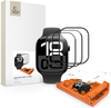 Kaitseklaas Tech-Protect EASY SET FLEX+ 3-pack, Apple Watch 44mm, must