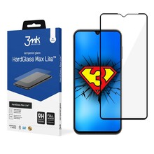 Ekraanikaitseklaas 3MK Hard Glass Max Lite, Samsung A145/A146, A14 4G/5G, must