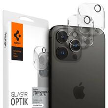 Kaamera kaitseklaas Spigen Optik.TR, Apple iPhone 14 Pro/Pro Max, 2 tk, läbipaistev