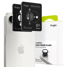 Kaamera raami kaitse Ringke Camera Frame Protector, iPhone 16e, must, 2 tk