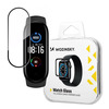 Hübriid kaitseklaas Wozinsky Watch Glass, Xiaomi Mi Band 5, must