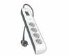 Pikendusjuhe Belkin BSV400VF2M, 4 pistikupesa, 2 m, valge
