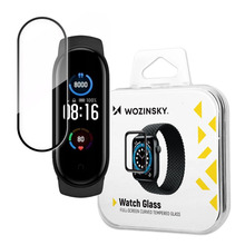 Hübriid kaitseklaas Wozinsky Watch Glass, Xiaomi Mi Band 5, must