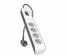 Pikendusjuhe Belkin BSV400VF2M, 4 pistikupesa, 2 m, valge