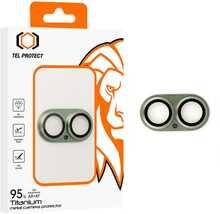 Kaamera kaitseklaas Tel Protect 95 proc. AR+AF Full Metal Camera Protector, Apple iPhone 17, roheline (camera island)