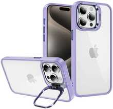 Telefoniümbris Tel Protect Kickstand light violetne + kaamera kaitseklaas, Apple iPhone 13 Pro Max