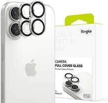 Kaamera kaitseklaas Ringke Camera Full Cover 2-pack, Apple iPhone 17, must