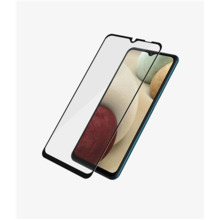 Ekraanikaitseklaas PanzerGlass, Samsung Galaxy A12, Black, Case Friendly