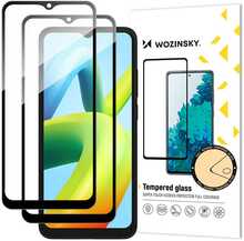 Karastatud klaas Wozinsky Full Glue 9H, Xiaomi Redmi A2 / A1, 2tk, musta raamiga