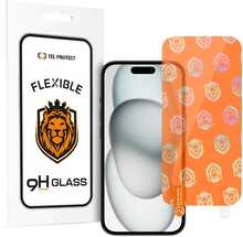 Kaitseklaas Hybrid Glass Best Flexible Hybrid, Apple iPhone 15/15 Pro