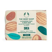 Puhastav näo- ja kehaseep The Body Shop Shea Cleansing Face & Body Bar, 100 g