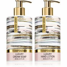 Kingikomplekt Vivian Gray Temptation, vedelseep 250 ml + kätelotion 250 ml