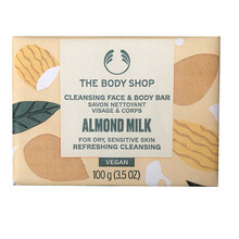 Puhastav seep The Body Shop Almond Milk, kuivale ja tundlikule nahale, 100 g