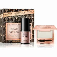 Kulmuseebi komplekt Makeup Revolution Soap Styler, Transparent