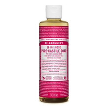 Ökoloogiline vedelseep Dr. Bronner's Rose Pure-Castile, 240 ml