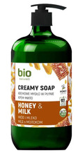 Kreemjas seep Bionaturell mesi ja piim, 946 ml