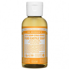 Universaalne vedelseep Dr. Bronner’s Citrus & Orange, 60 ml