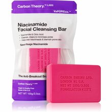 Näopuhastusseep Carbon Theory Facial Cleansing Bar Niacinamide, Pink, 100 g
