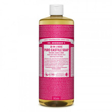 Ökoloogiline vedelseep Dr. Bronner's Rose Pure-Castile, 945 ml