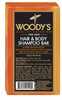 Tahke šampoon ja seep juustele ja kehale Woody's Hair & Body, 227 g