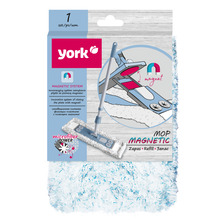 Taldmopi lapp York Magnetic, 470 mm, sinine/valge