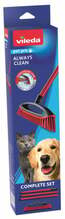 Põrandaharja Vileda Always Clean Pet Pro, punane, 130 cm