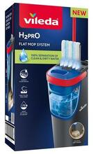 Põrandamopp Vileda H2PRO Flat Mop System, must/punane, 1200 ml