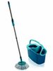 Põrandapuhastuskomplekt Leifheit Twist Disc Mop Ergo, 1052101, helesinine