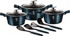 Potikomplekt Berlinger Haus Metallic Line Aquamarine Edition, 10-osaline