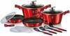 Potikomplekt Berlinger Haus Metallic Line Burgundy Edition BH-7057, 13-osaline