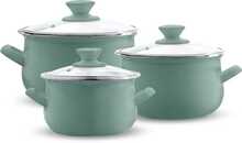 Pottide komplekt Emalia Olkusz 35083, 6-osaline