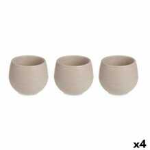 Lillepottide komplekt Ibergarden ES0501214S3, 16,5 x 16,5 x 14,5 cm, 4 tk