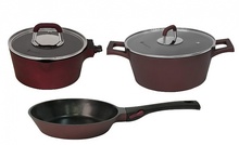 Pottide komplekt Polaris Burgundy 06S