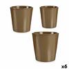 Lillepottide komplekt Ibergarden Rusva Molis, 6 tk
