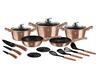 Potikomplekt Berlinger Haus BH/6161 Metallic Line Rose Gold Edition, 17-osaline