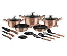 Potikomplekt Berlinger Haus BH/6161 Metallic Line Rose Gold Edition, 17-osaline