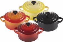 Küpsetus- ja serveerimisnõude komplekt Le Creuset, 4 tk, punane, 250 ml
