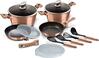 Pottide ja pannide komplekt Berlinger Haus BH-7058, 13-osaline, Rose Gold